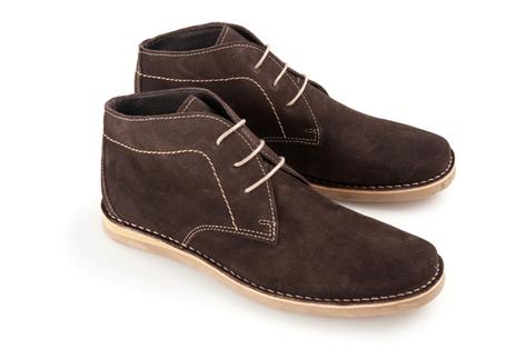 New Ikon Classic 3 Hole Desert Boot Choc Brown Suede  Preview